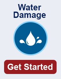 water damage cleanup in Denton